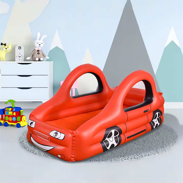 children's red car air mattress