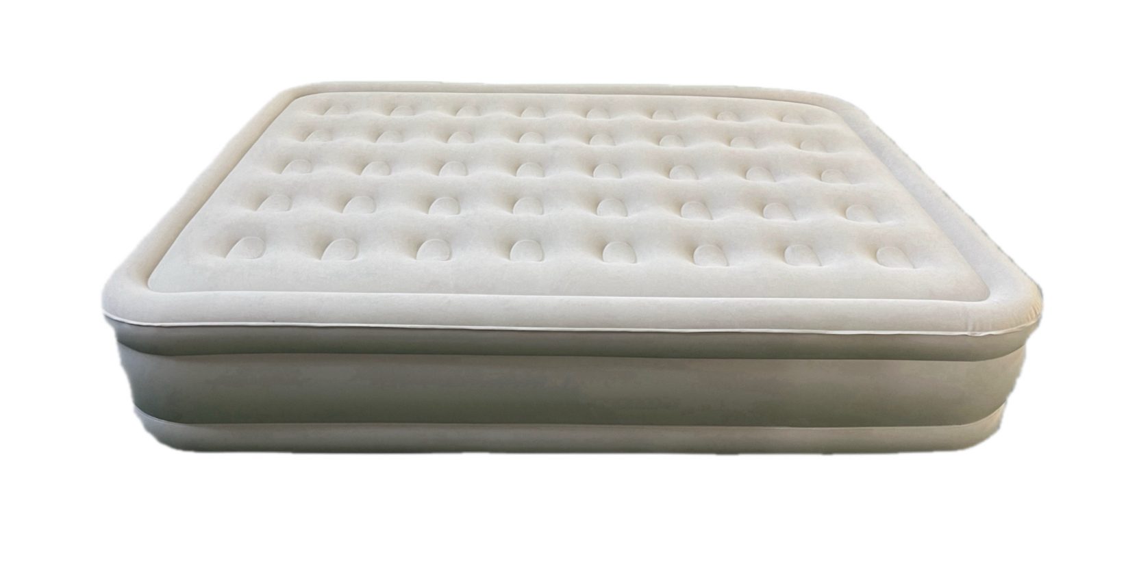 Gray inflatable mattress
